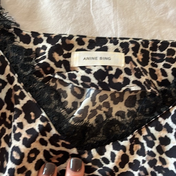 Anine Bing Silk V-Neck Camisole Size Med - Picture 2 of 6